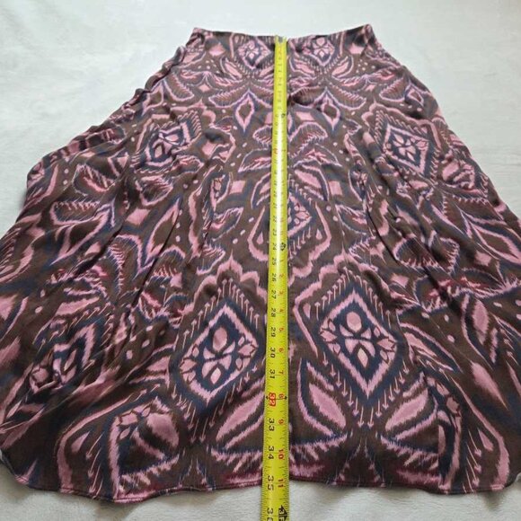 L Farm Rio Pineapple Ikat a-line midi skirt - Picture 10 of 10